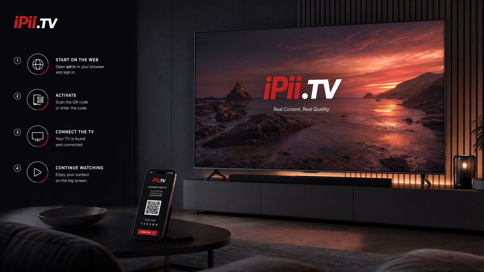 iPii.TV TV Setup Visual